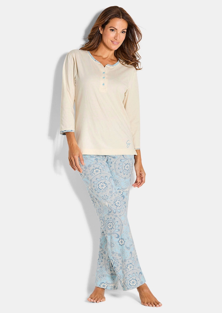 Pyjama mit Paisleymuster