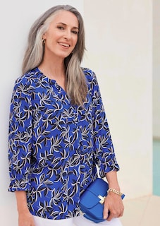 Blusenshirt mit floralem Druck thumbnail 7