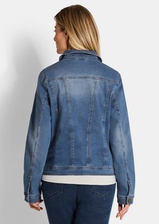 Jeansjacke mit Ziersteinchen thumbnail 3