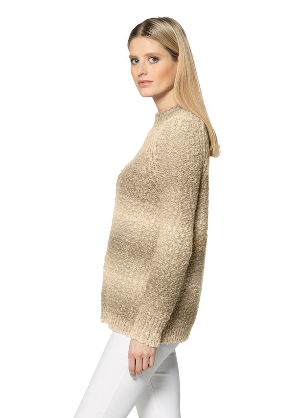 Stehkragenpullover mit raffiniertem Farbverlauf 3