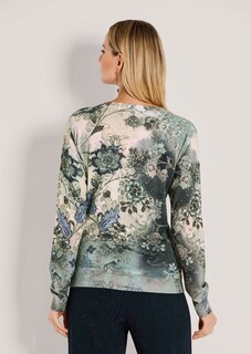 Pullover mit edlem All-over-Print thumbnail 3