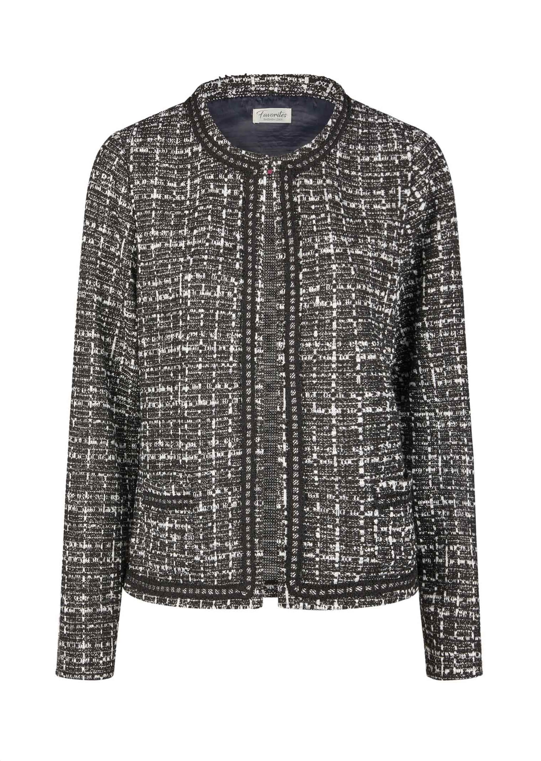 Bouclé-Blazer mit edlem Glanz