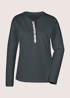 Schlupfbluse mit Glanz-Akzenten thumbnail 6