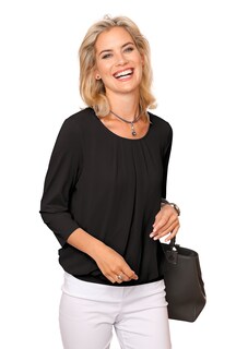 Élégant T-shirt aspect chemisier thumbnail 8