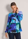 Blouse en viscose avec encolure bateau thumbnail 1