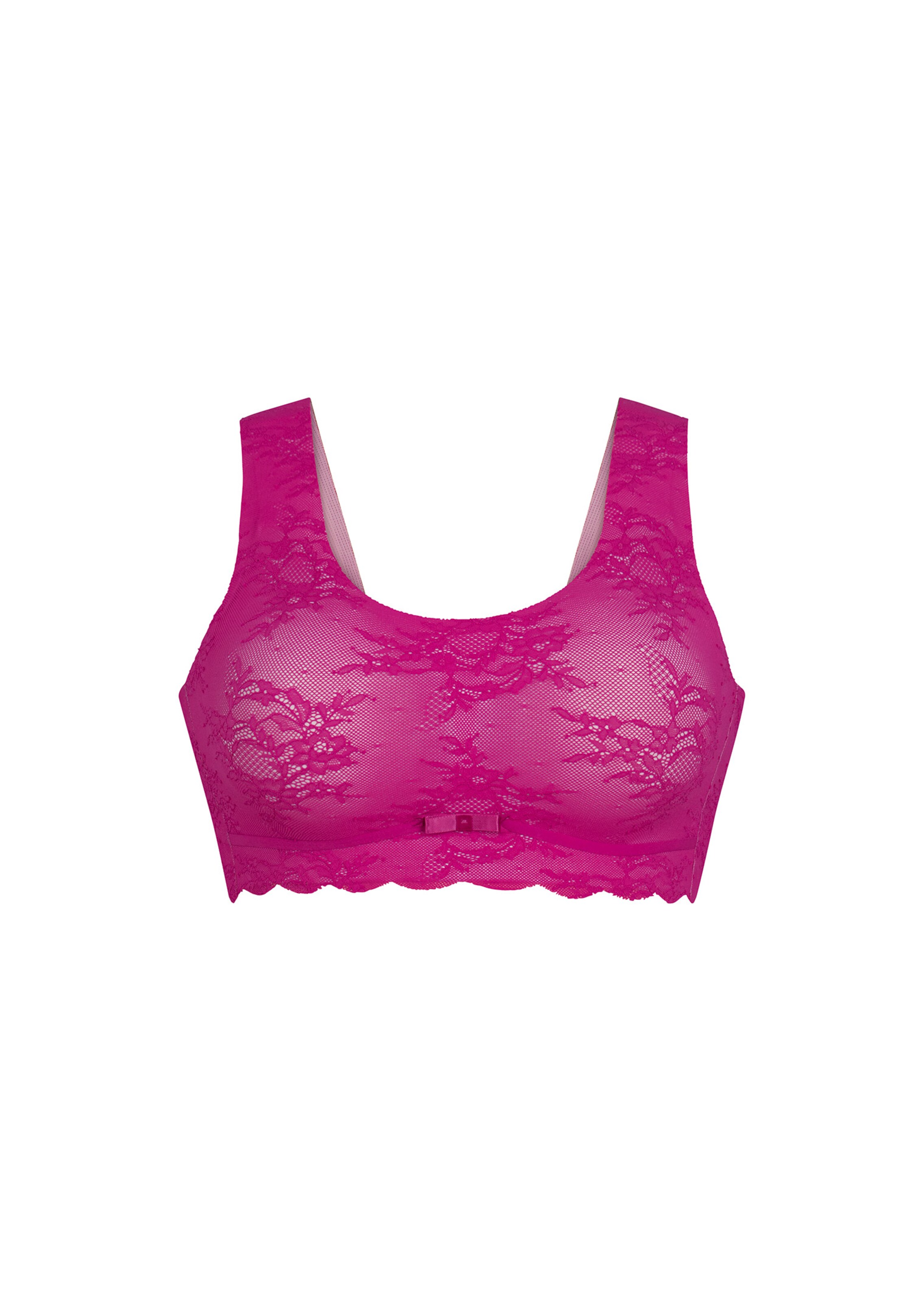 Bustier en dentelle florale