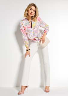 Jean M jambe droite avec imprimé logo thumbnail 7