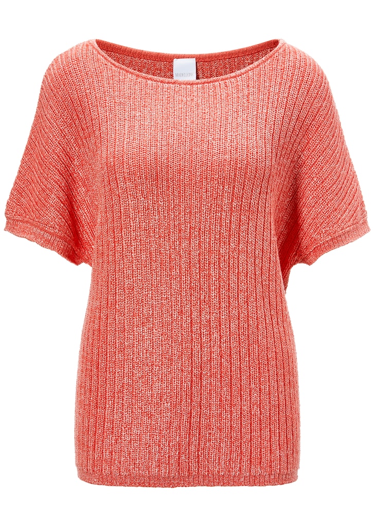 Ribbed jumper with sequins