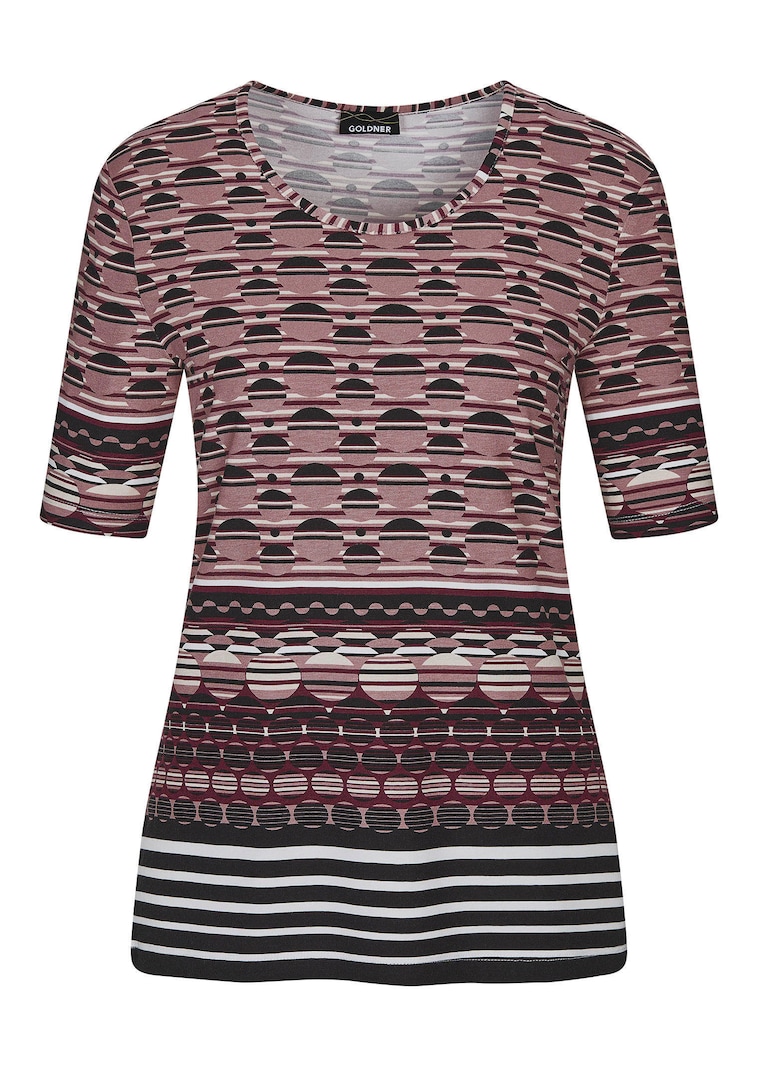 Shirt met grafische all-over print