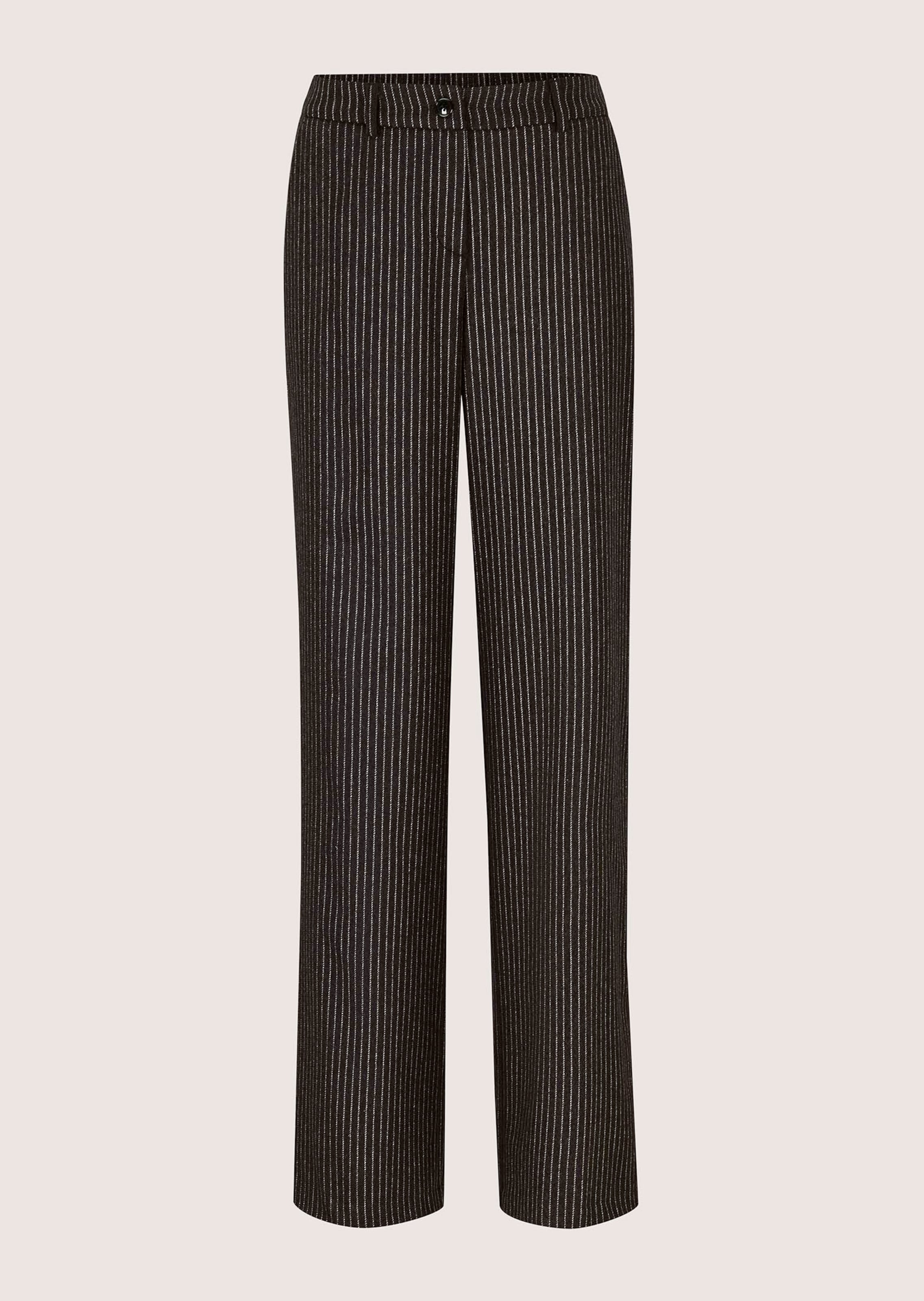 Nadelstreifen-Hose mit weitem Bein