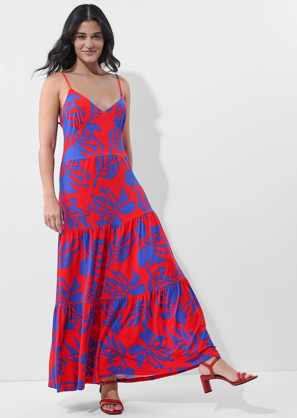 Strandkleid mit Blütenprint 1
