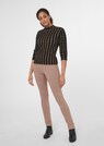 Stand-up collar jumper with jacquard pattern thumbnail 2