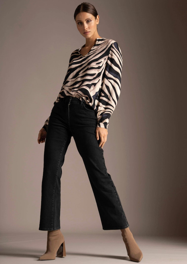 Bluse in Animaldessin