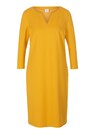 Stretch dress with short sleeves and flared skirt thumbnail 6