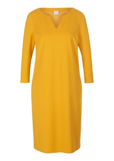Stretch dress with short sleeves and flared skirt thumbnail 6
