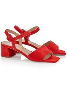 Sandaletten aus Veloursleder thumbnail 1