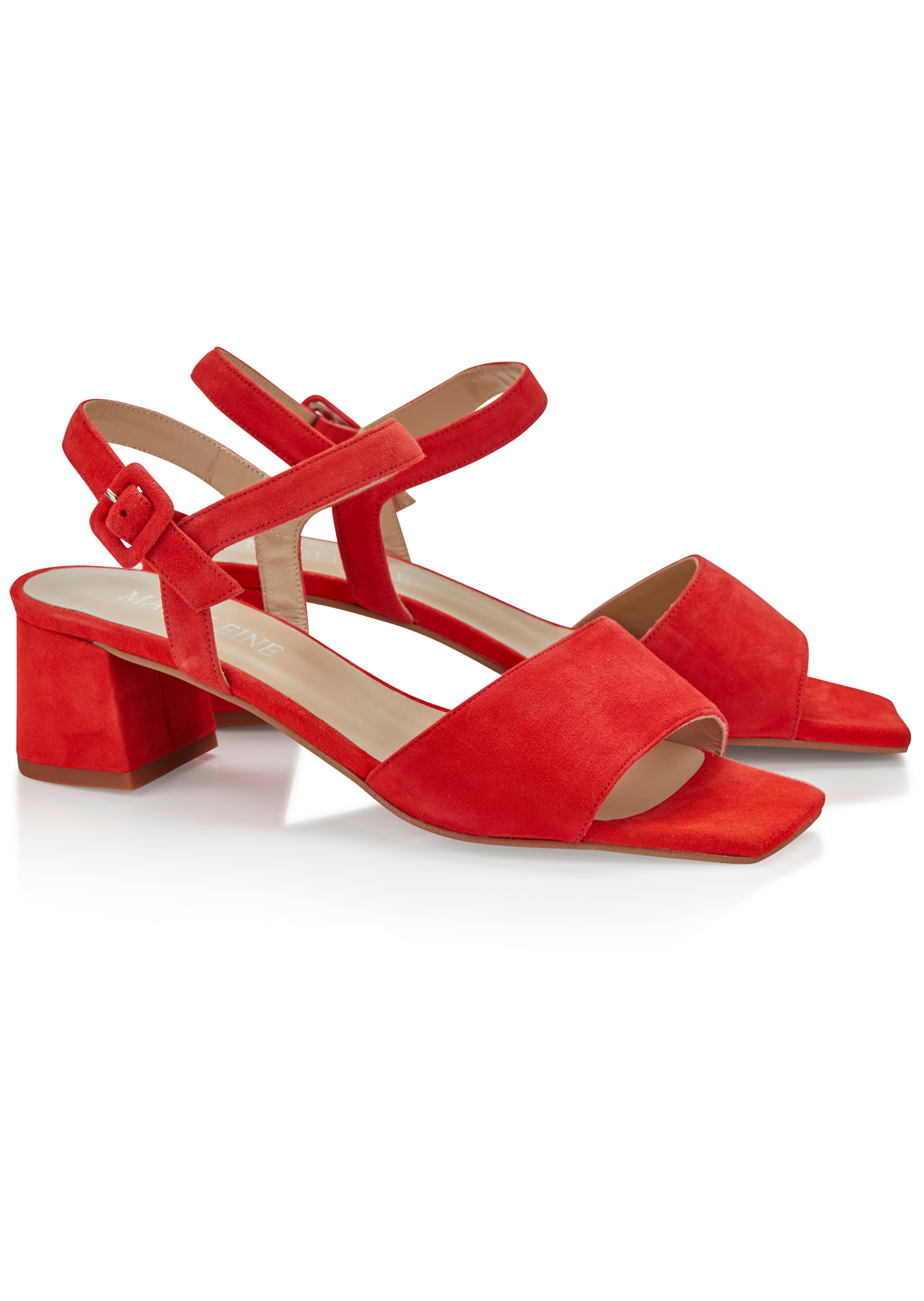 Sandaletten aus Veloursleder