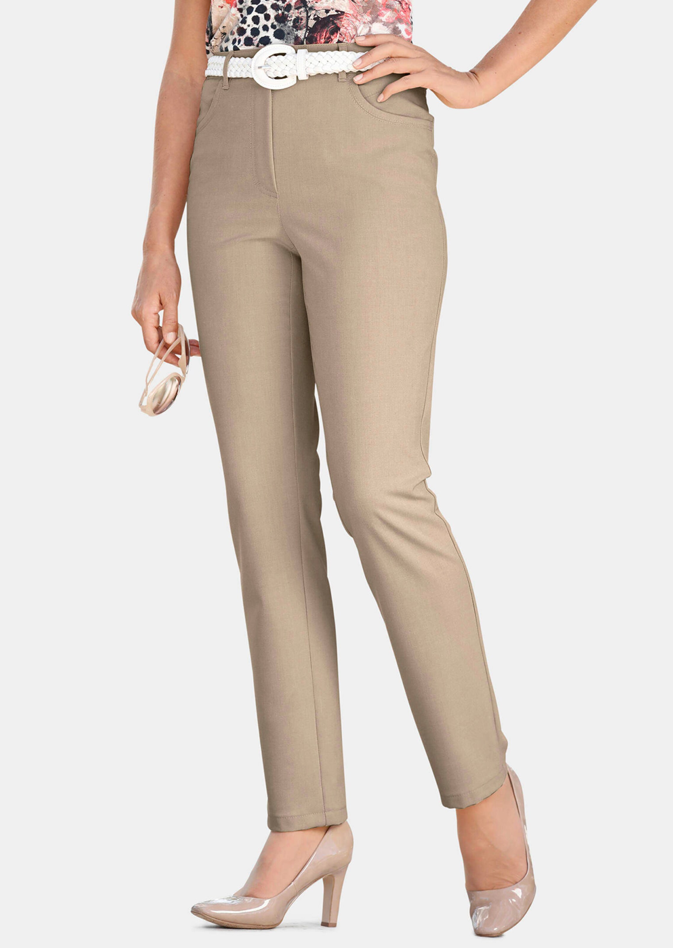 Pantalon respirant traité Duo Care-Fresh ANNA - beige - Gr. 46 de Goldner Fashion