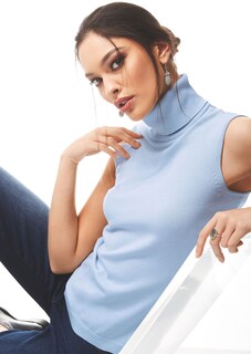 Sleeveless turtleneck jumper thumbnail 2