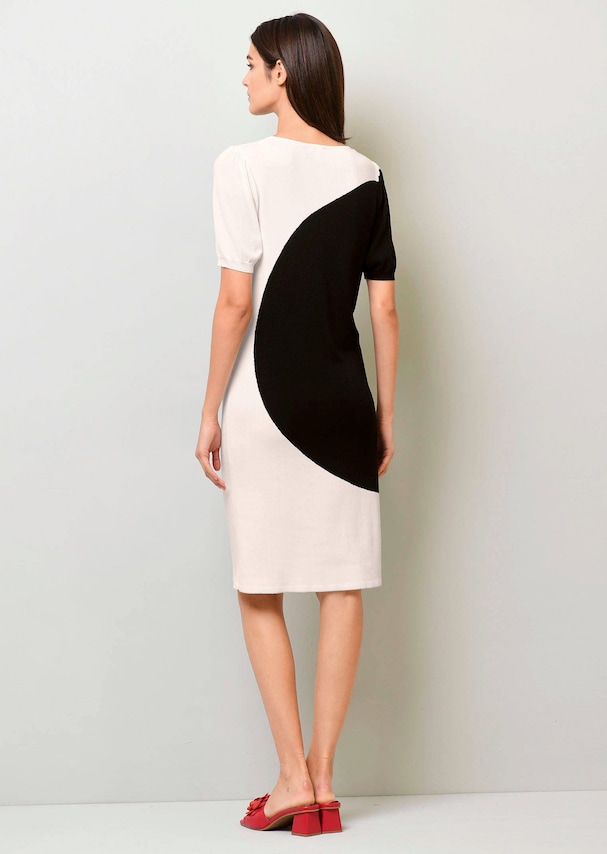 Strickkleid in Bicolour-Optik 2
