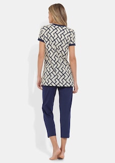 Jersey pyjama met 7/8-broek thumbnail 2