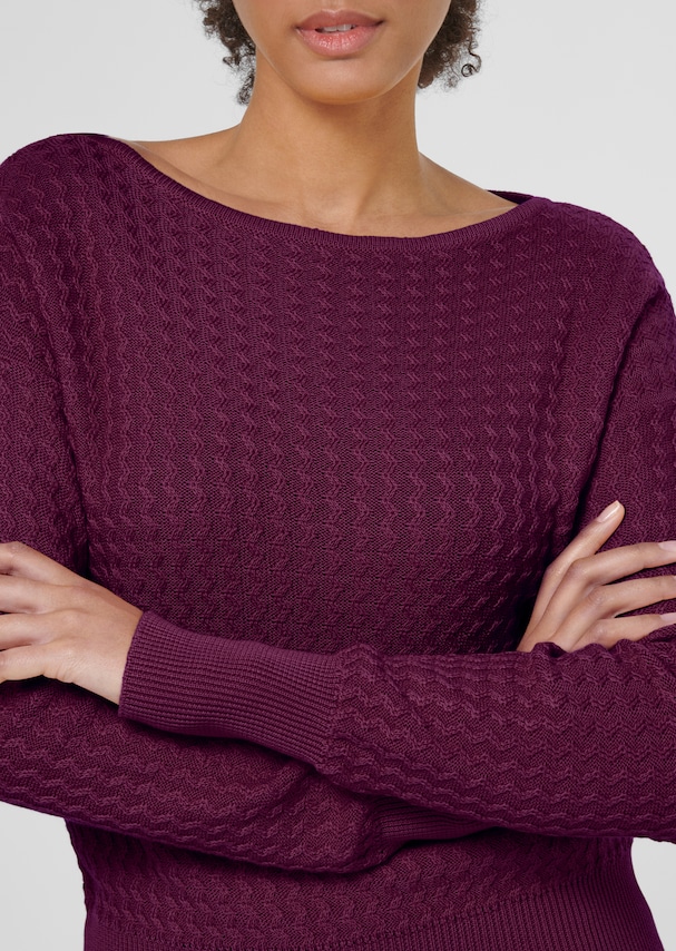 Textured jumper made from Supima Cotton 4
