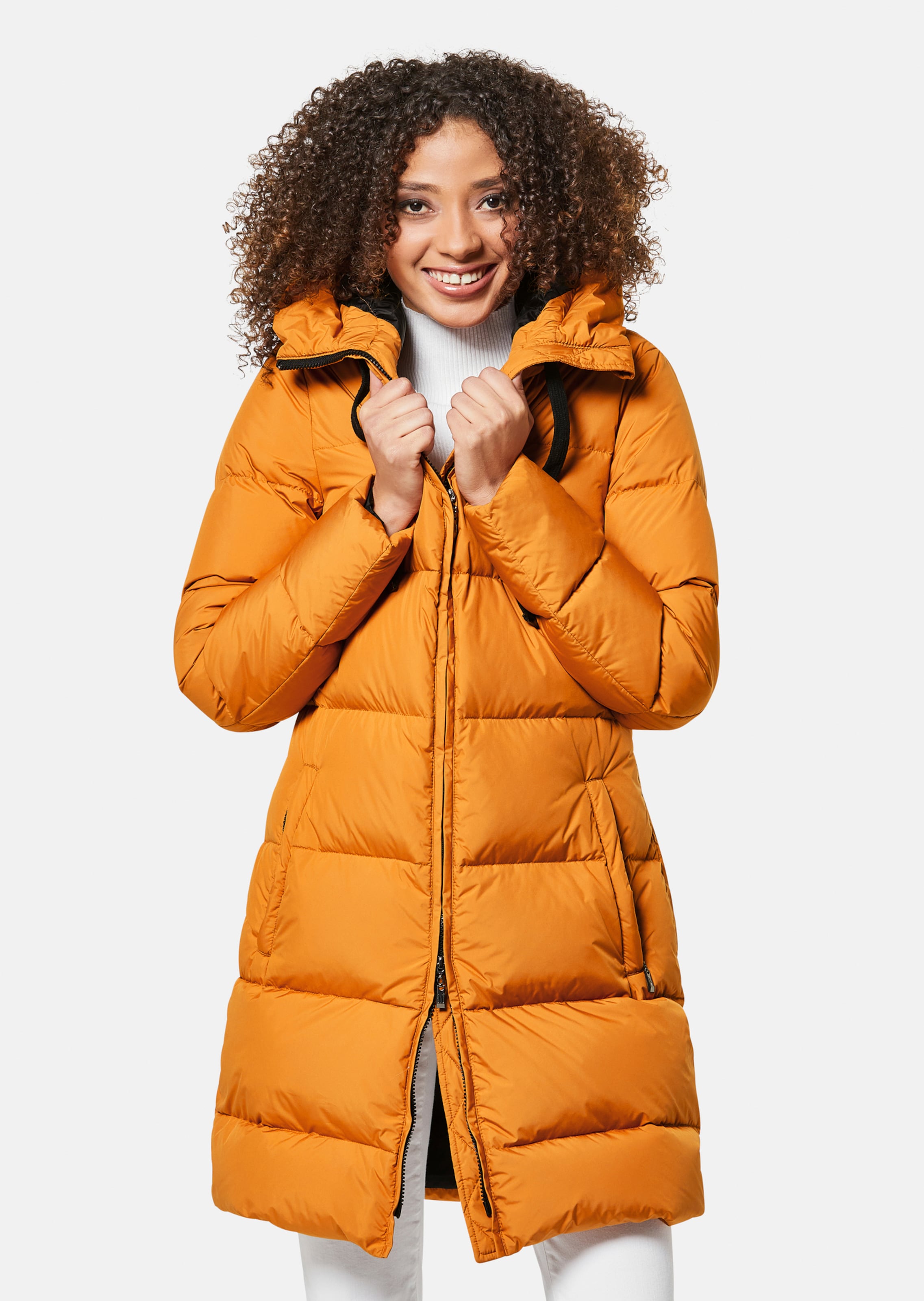 Lange Daunenjacke