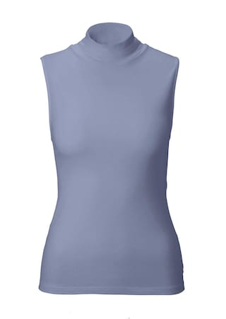 blau Kombistarkes Blazershirt ohne Arm