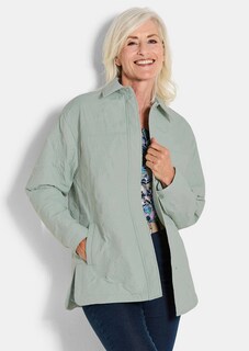 Hemdjacke mit geprägtem Blumenmuster thumbnail 1