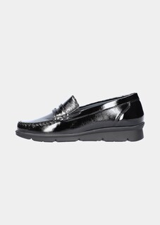 Mocassins brillants avec barrette décorative thumbnail 4