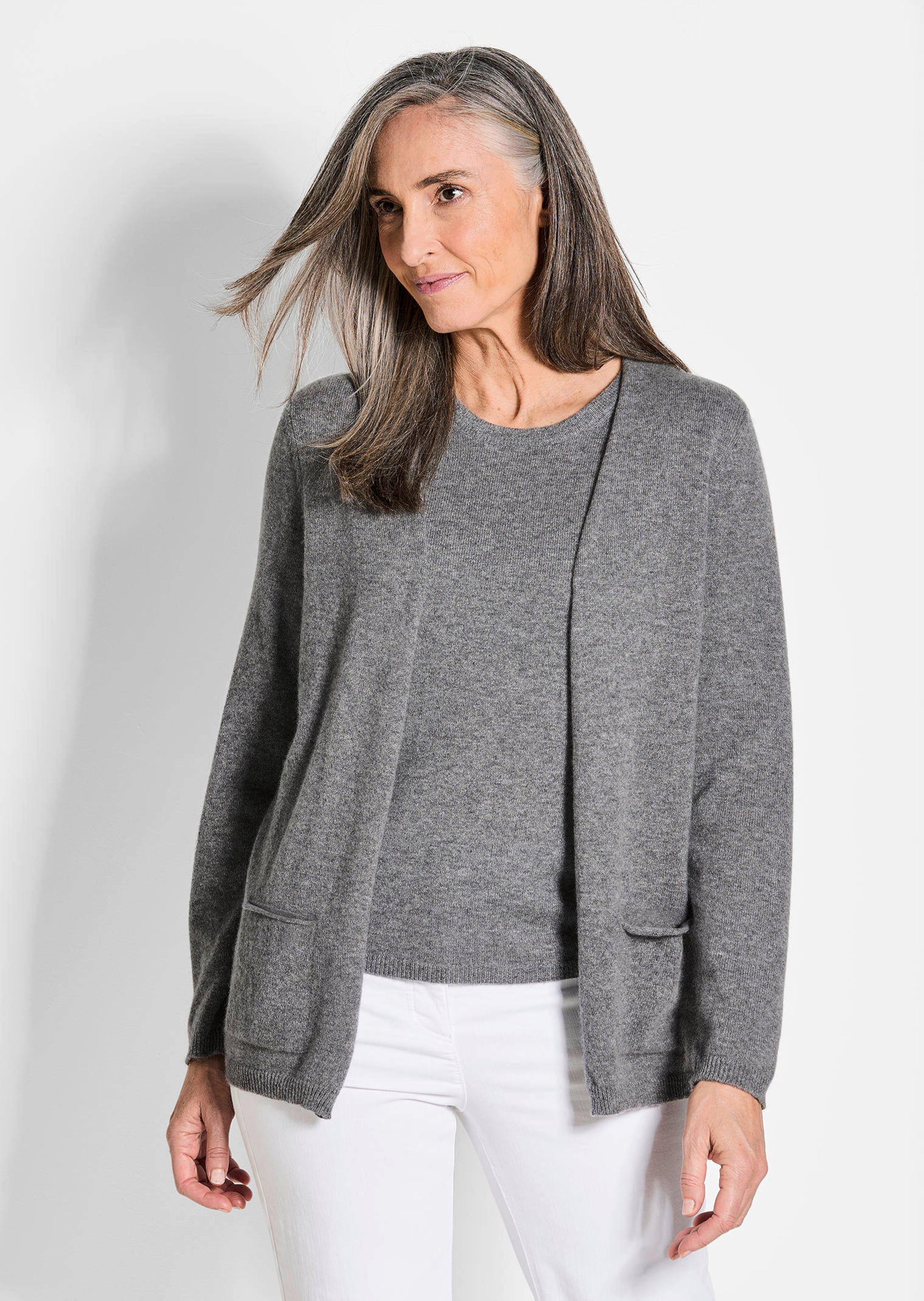 Cardigan long en cachemire