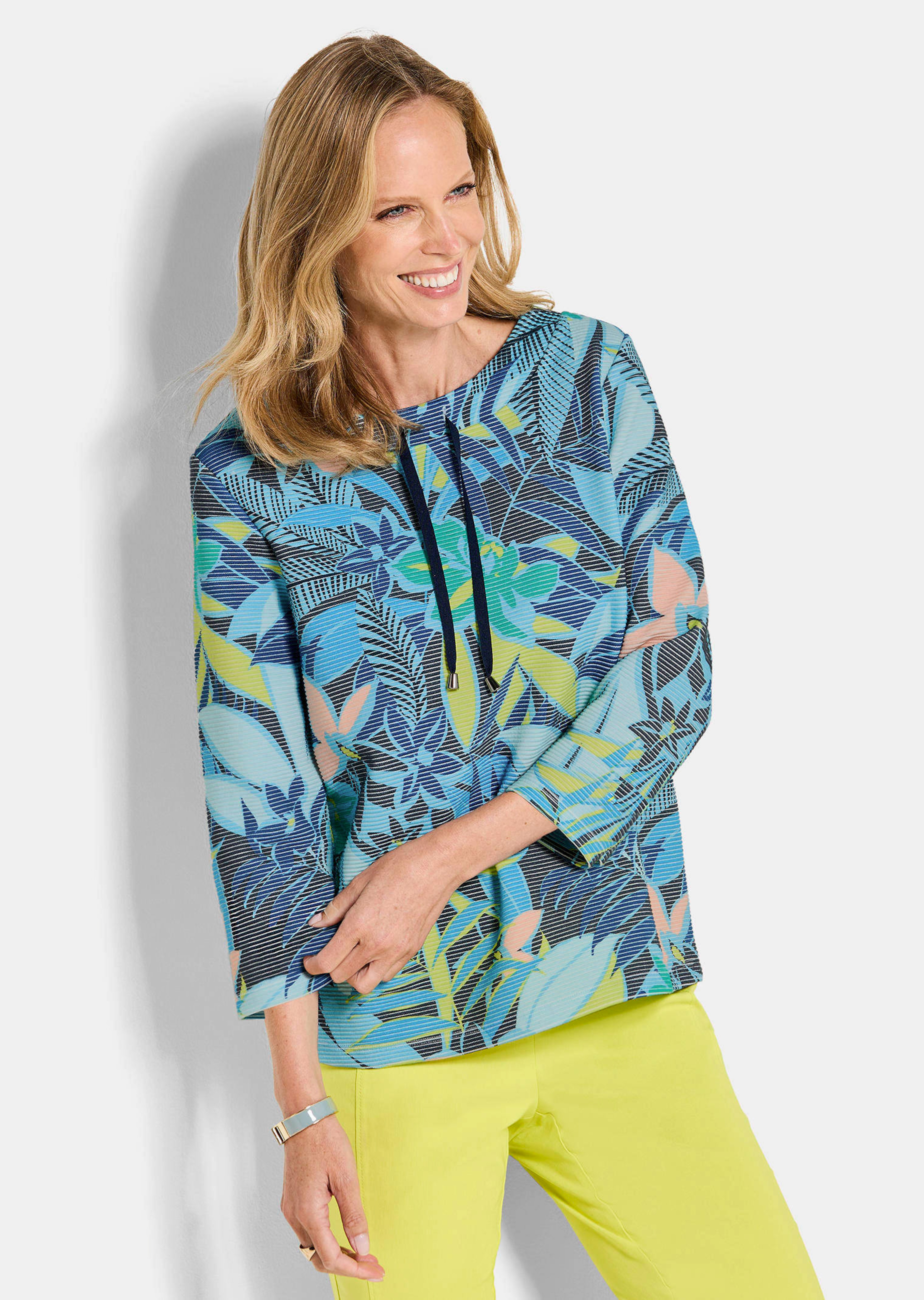 Ottoman Sweatshirt mit Dschungelprint