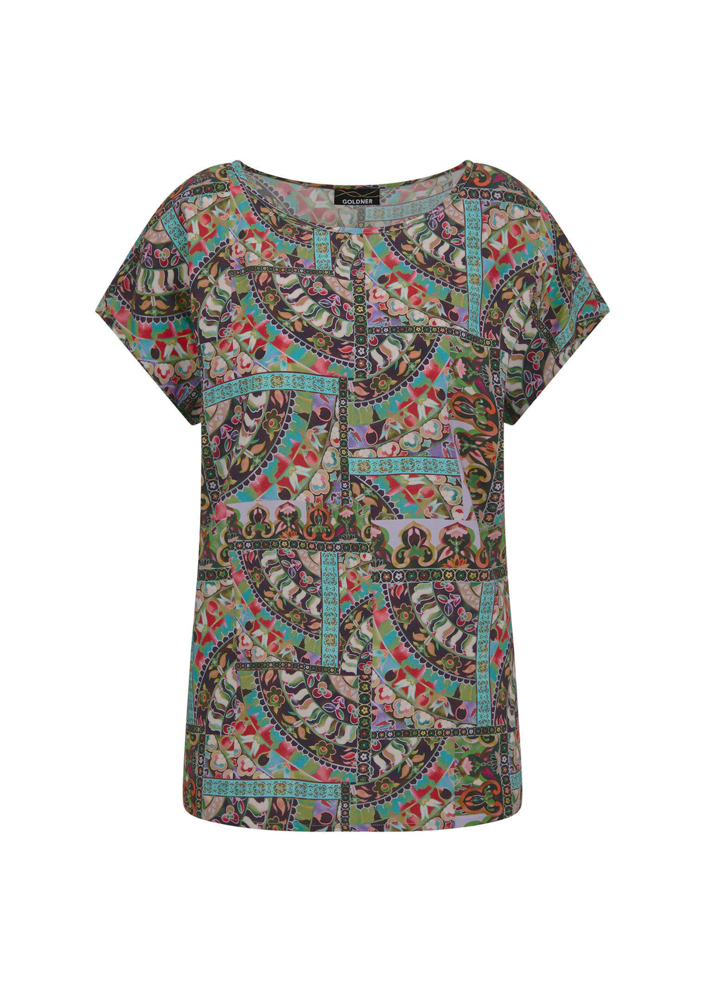 Viskose-Bluse mit Orient-Print
