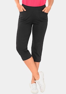 Bequeme 3/4-Freizeithose mit Schlupfbund und Taschen thumbnail 1