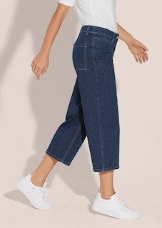 Culotte-Jeans in modischer 7/8-Länge thumbnail 4