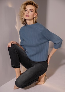 Kaschmir-Pullover mit 3/4-Ärmeln thumbnail 7