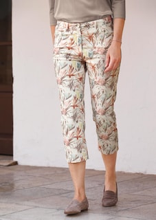 Druckhose mit ausgefallenem Blumenmuster thumbnail 7