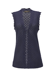 Zeitlose Strickweste mit V-Ausschnitt thumbnail 4