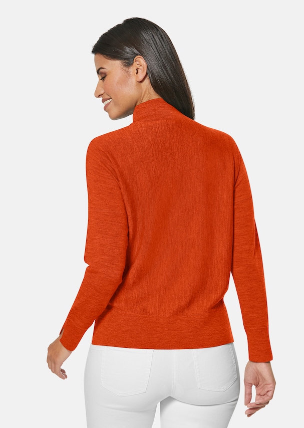 Stand-up collar jumper with long sleeves 2
