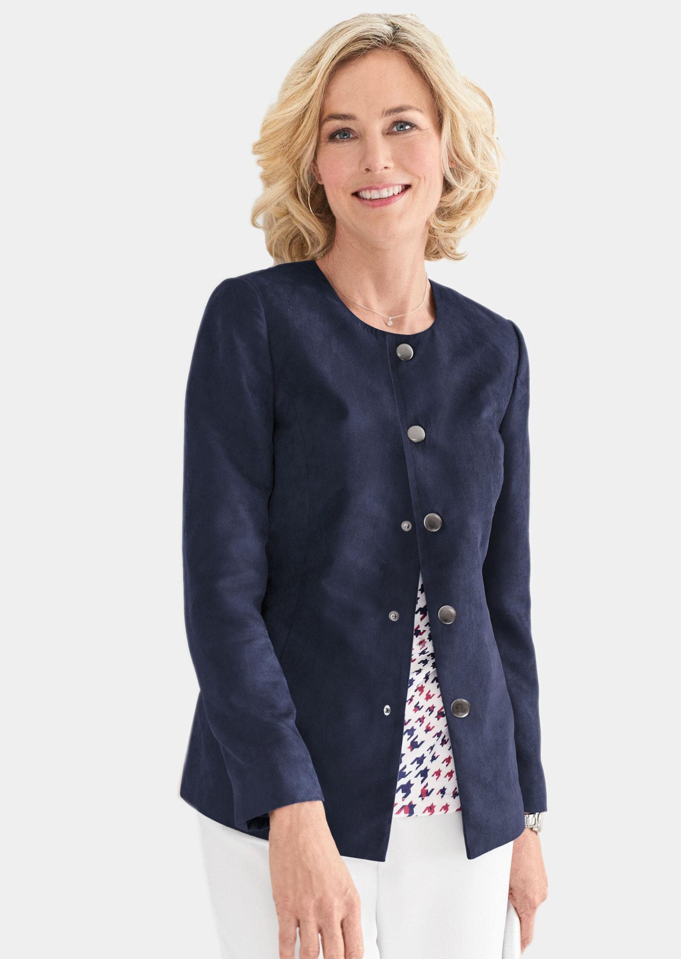 Veste toucher velours