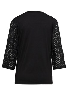 T-shirt avec manches en dentelle thumbnail 7