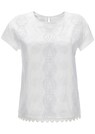 Blusenshirt mit Spitze thumbnail 1