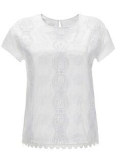 Blusenshirt mit Spitze thumbnail 1