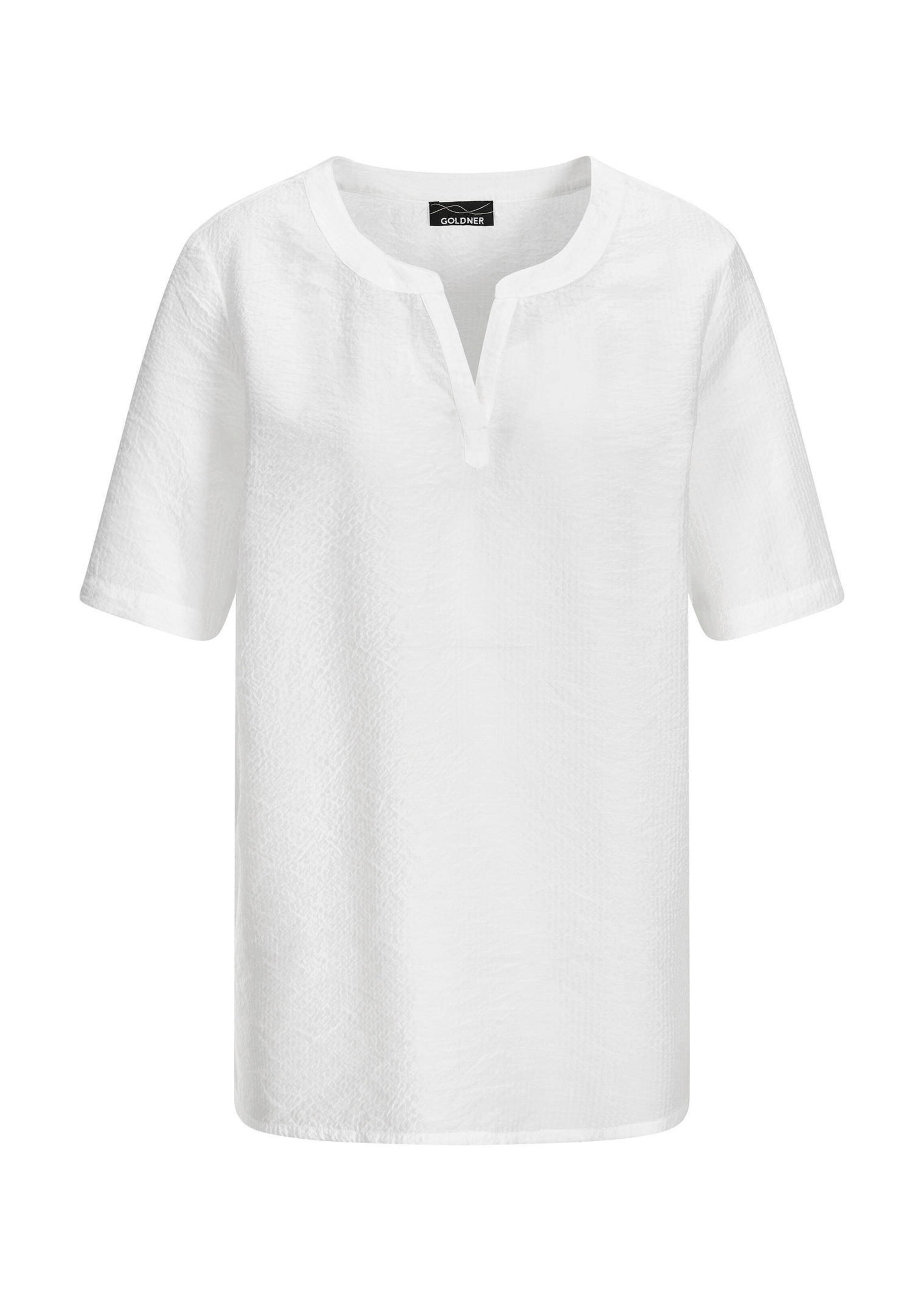 Pflegeleichte Bluse aus Seersucker