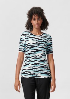 Shirt mit abstraktem Animalprint thumbnail 1