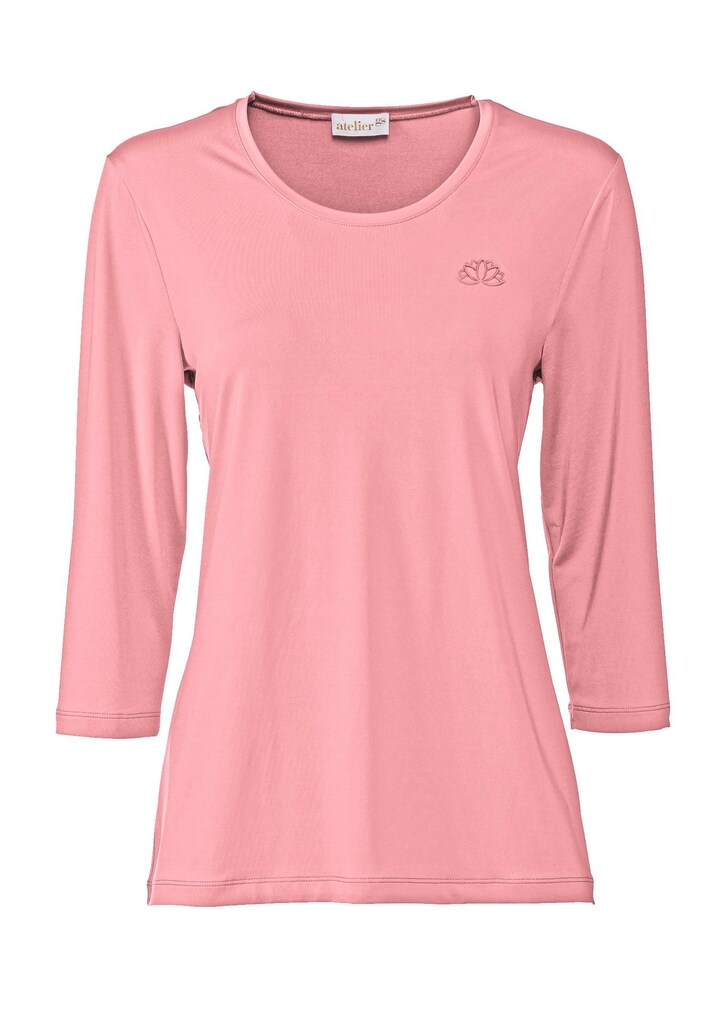 Shirt mit Rundhals und 3/4-Arm