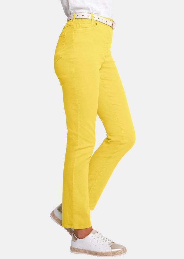 Hose Carla in jeanstypischer Form und trendstarker Farbe 1