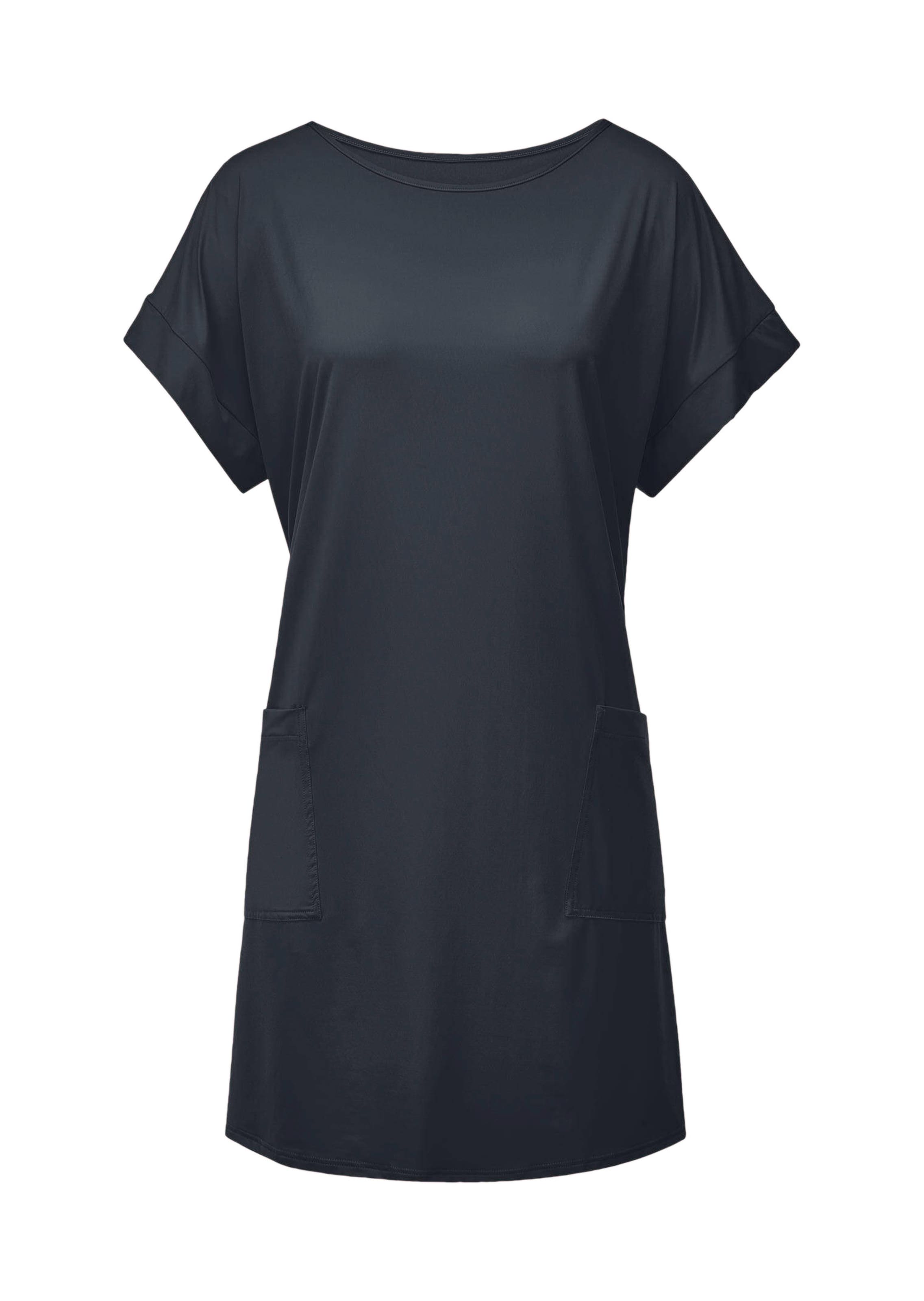 Casual strandjurk van glad, functioneel materiaal