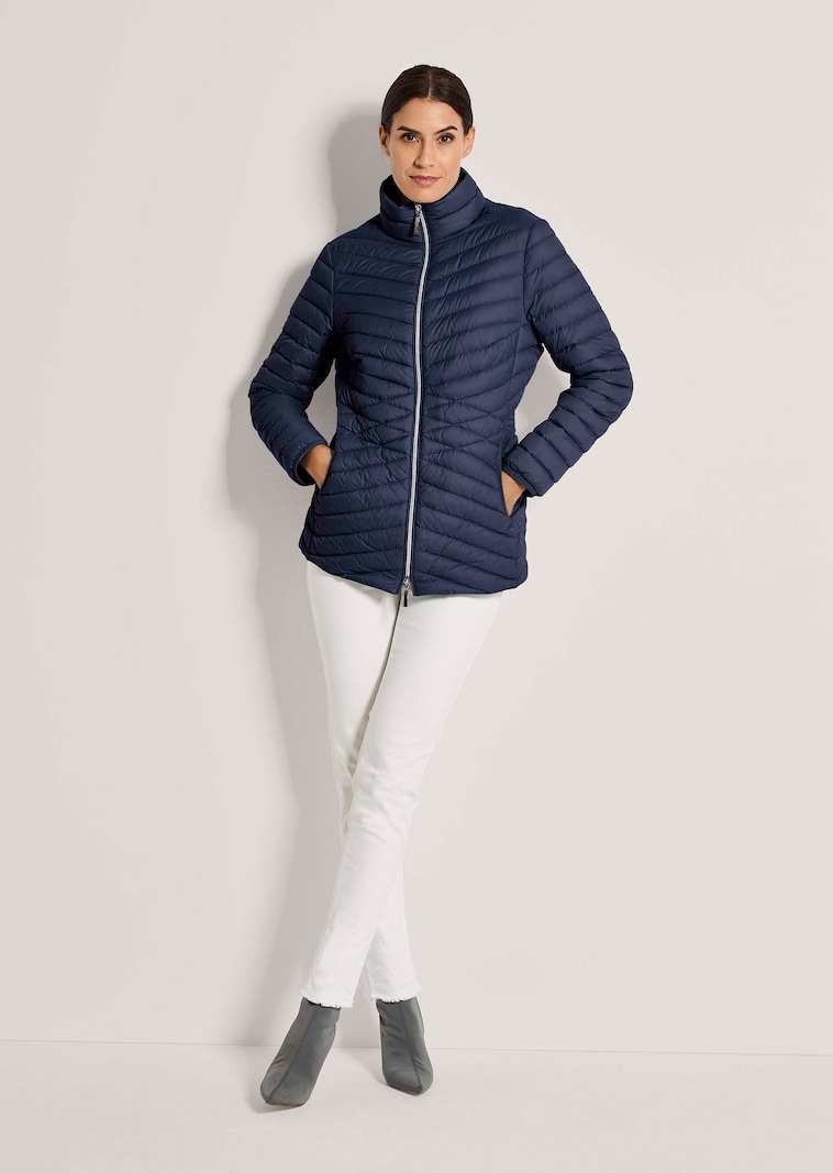 Veste doudoune à col montant