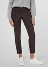 Skinny fit stretch trousers with piping thumbnail 1